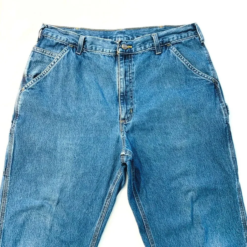 Vtg Carhartt Carpenter Original Dungaree Fit Jeans 36x30.5 Workwear Medium EUC‎